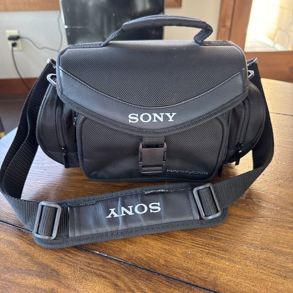 Sony Camera Camcorders Bag Genuine OEM‎ Black Case for Sony Handycam